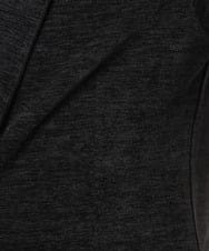 MKDAF58135 MK MICHEL KLEIN HOMME(MKミッシェルクランオム) 【ふわふわ質感/ストレッチ／洗える】ベロアタッチ／LUXモールジャケット ブラック