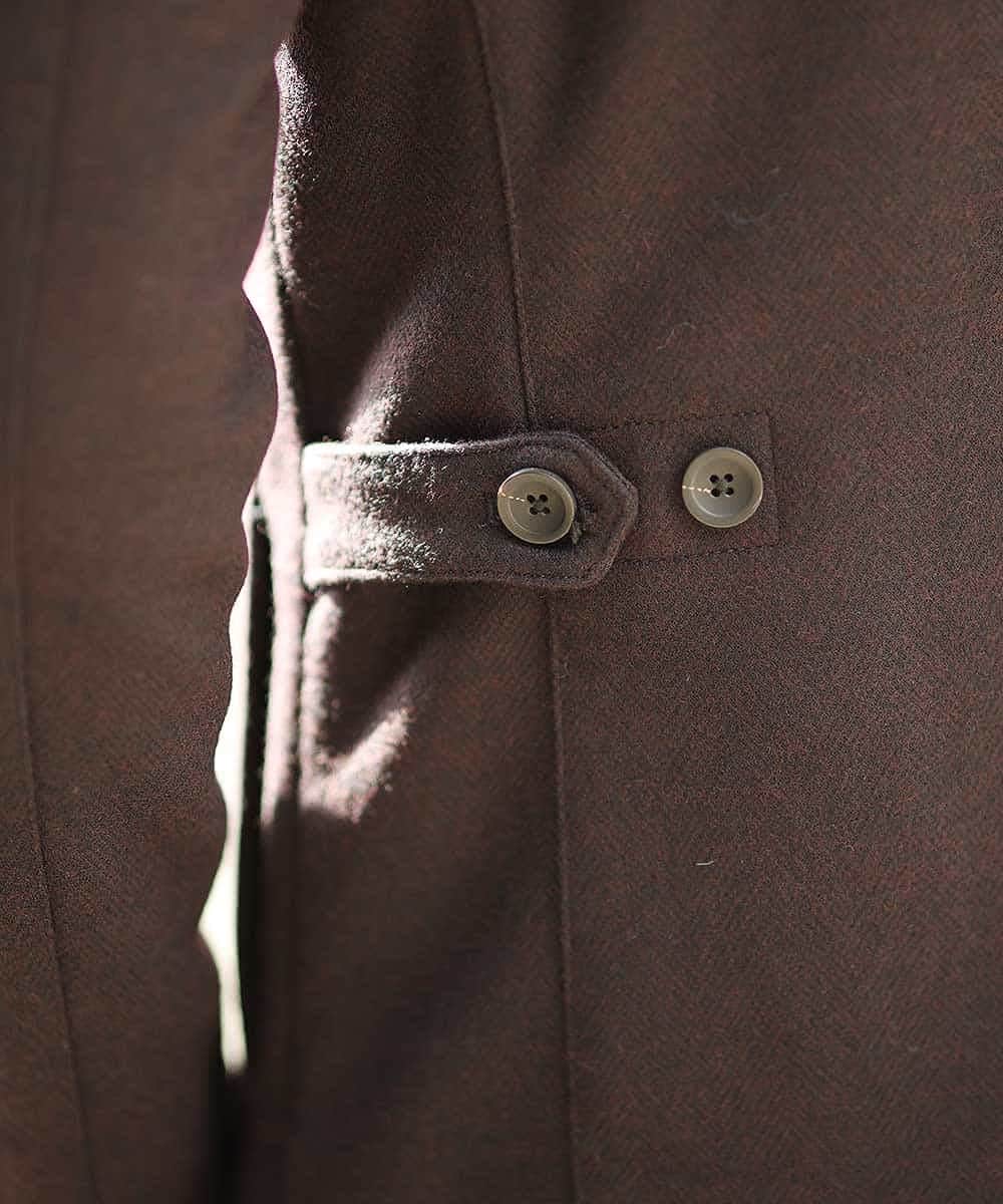 MKDAJ55190 MK MICHEL KLEIN HOMME(MKミッシェルクランオム) ジャケット／ツイーディーヘリンボン パープル
