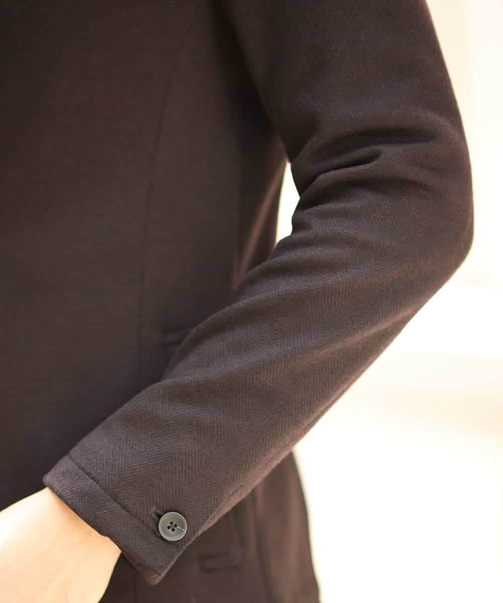 MKDAJ55190 MK MICHEL KLEIN HOMME(MKミッシェルクランオム) ジャケット／ツイーディーヘリンボン パープル