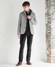 MKDAM55170 MK MICHEL KLEIN HOMME(MKミッシェルクランオム) ジャケット／ハチスバックキモウ グレー
