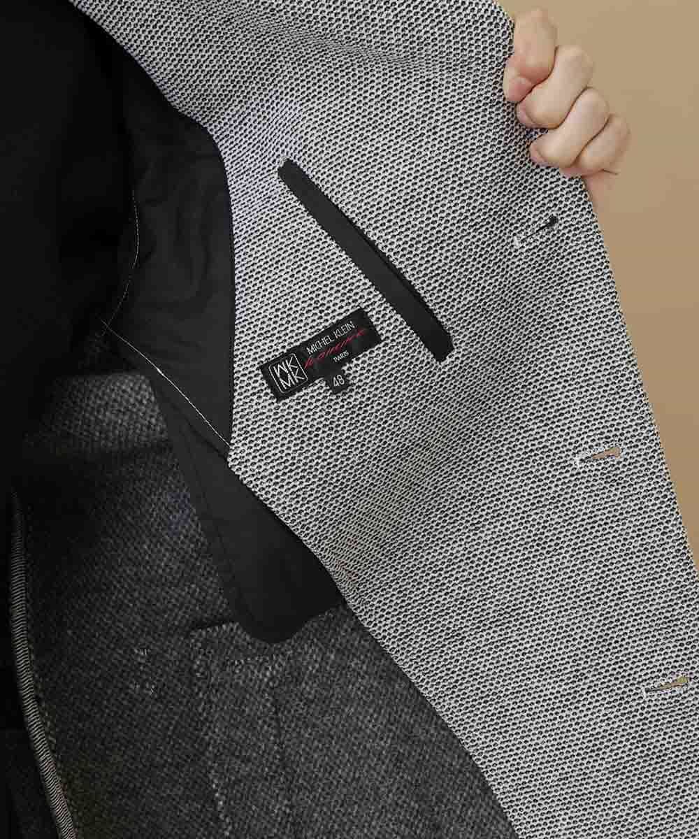 MKDAM55170 MK MICHEL KLEIN HOMME(MKミッシェルクランオム) ジャケット／ハチスバックキモウ グレー