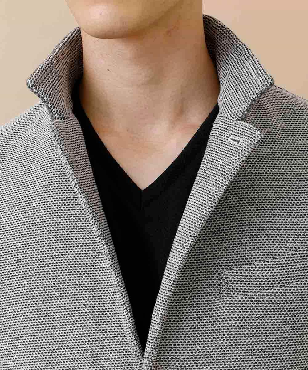 MKDAM55170 MK MICHEL KLEIN HOMME(MKミッシェルクランオム) ジャケット／ハチスバックキモウ グレー