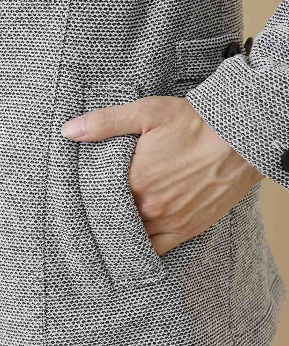 MKDAM55170 MK MICHEL KLEIN HOMME(MKミッシェルクランオム) ジャケット／ハチスバックキモウ グレー