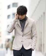 MKDDJ50150 MK MICHEL KLEIN HOMME(MKミッシェルクランオム) ジャケット／ソフティラッセル ベージュ