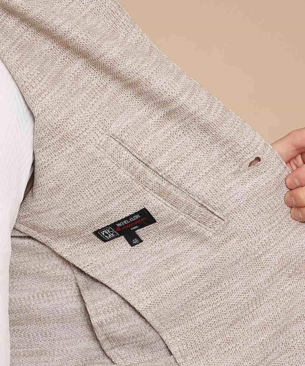MKDDJ50150 MK MICHEL KLEIN HOMME(MKミッシェルクランオム) ジャケット／ソフティラッセル ベージュ