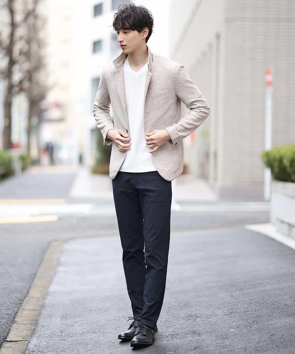 MKDDJ50150 MK MICHEL KLEIN HOMME(MKミッシェルクランオム) ジャケット／ソフティラッセル ベージュ