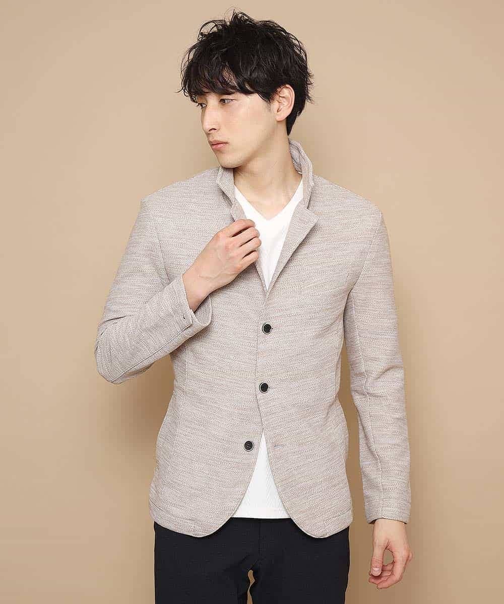 MKDDJ50150 MK MICHEL KLEIN HOMME(MKミッシェルクランオム) ジャケット／ソフティラッセル ベージュ