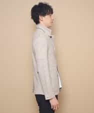 MKDDJ50150 MK MICHEL KLEIN HOMME(MKミッシェルクランオム) ジャケット／ソフティラッセル ベージュ
