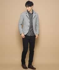 MKDDJ50150 MK MICHEL KLEIN HOMME(MKミッシェルクランオム) ジャケット／ソフティラッセル グレー