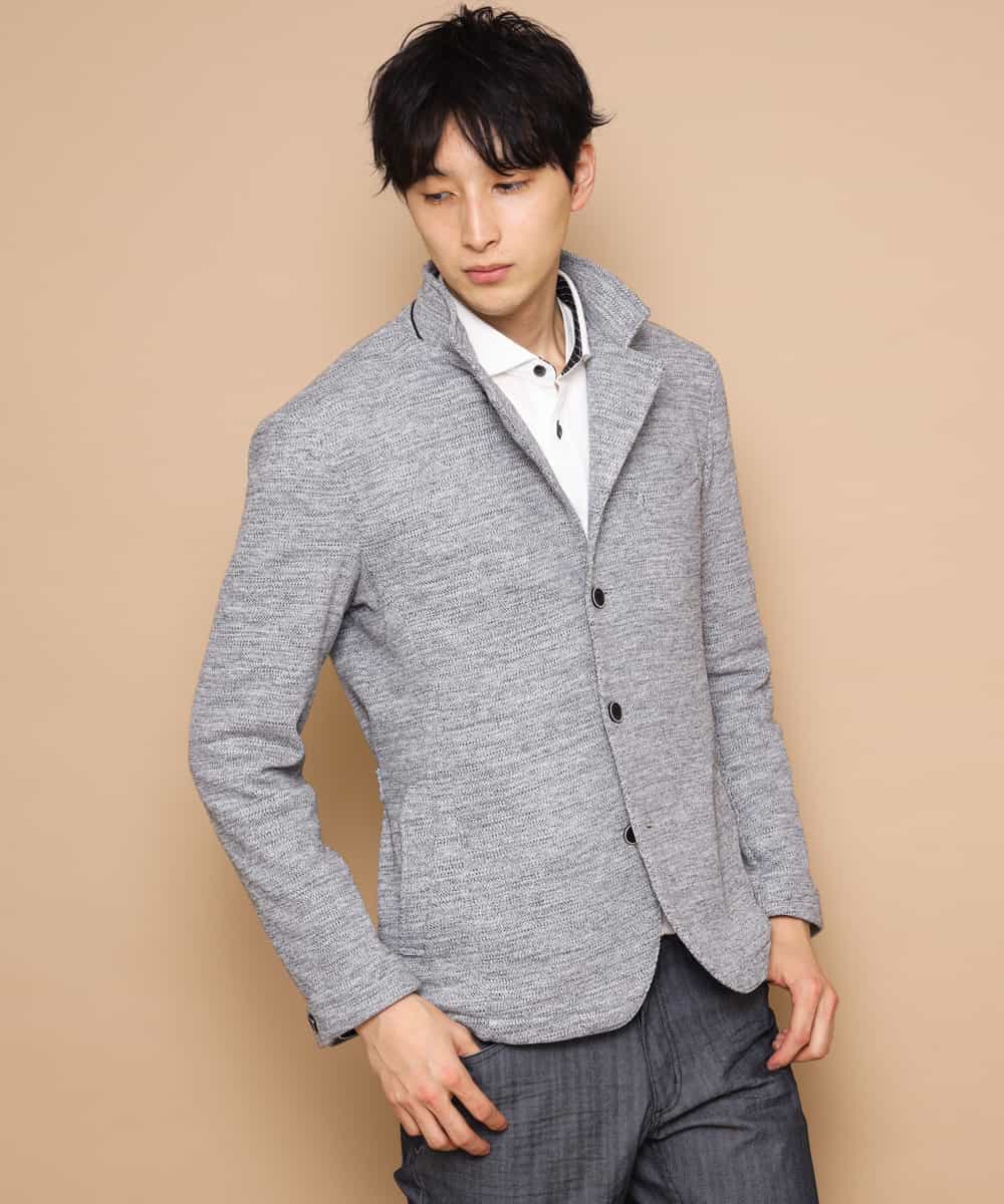 MKDDJ50150 MK MICHEL KLEIN HOMME(MKミッシェルクランオム) ジャケット／ソフティラッセル グレー