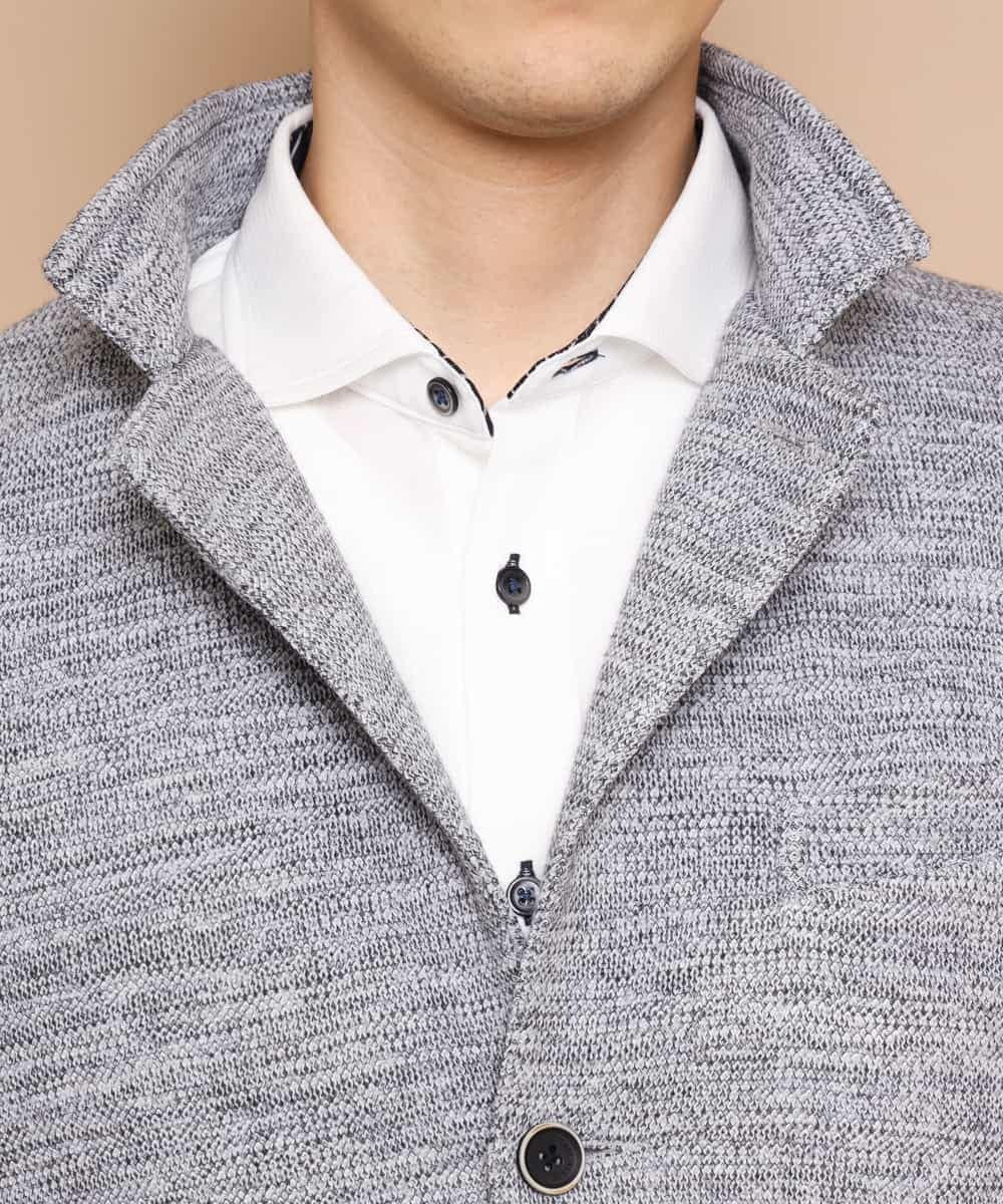 MKDDJ50150 MK MICHEL KLEIN HOMME(MKミッシェルクランオム) ジャケット／ソフティラッセル グレー