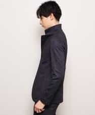 MKDDJ55180 MK MICHEL KLEIN HOMME(MKミッシェルクランオム) ジャケット／テックイージージャージ グレンチェック ネイビー