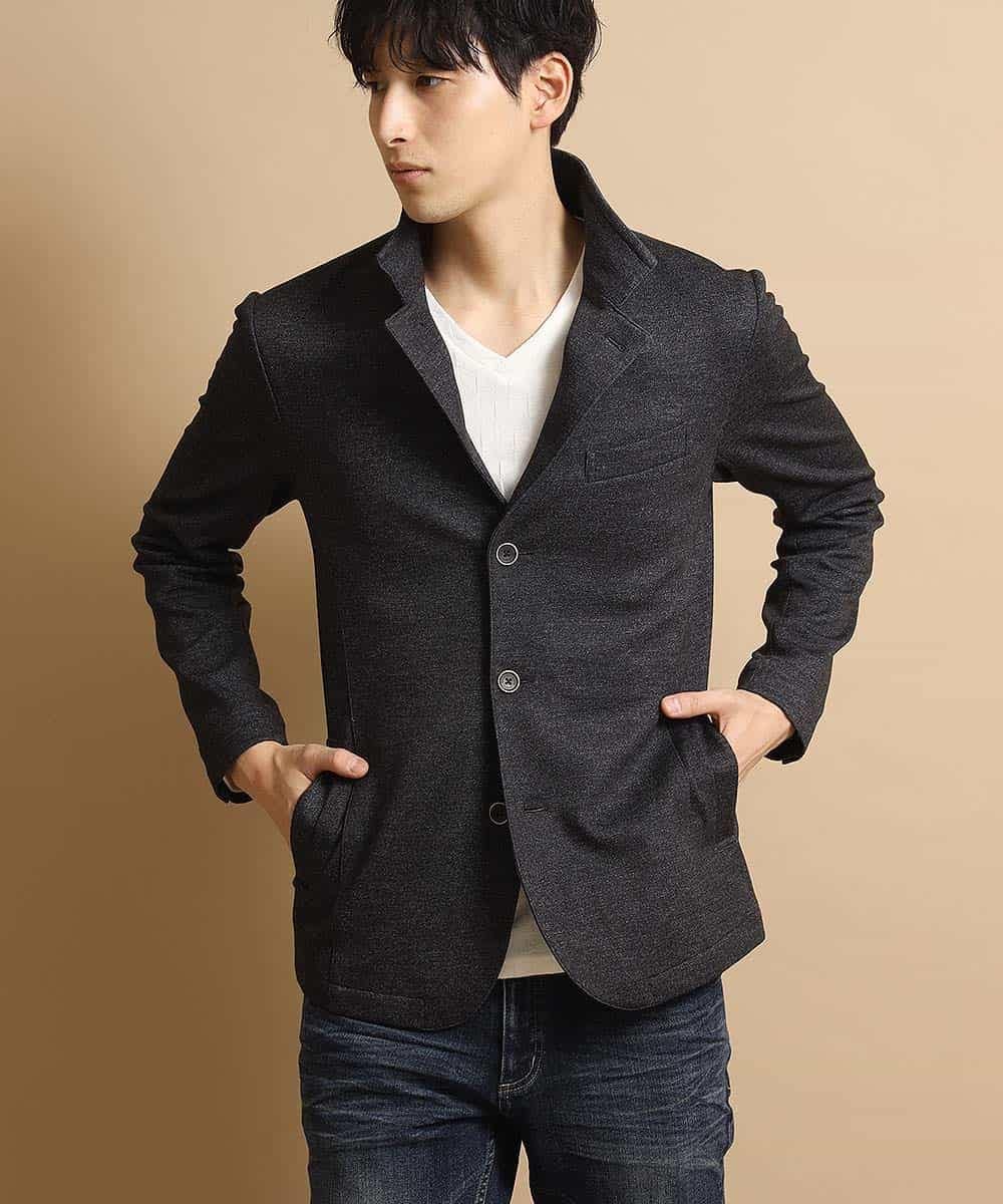 MKDDK55180 MK MICHEL KLEIN HOMME(MKミッシェルクランオム) ジャケット／テックイージー コンバーチブル ブラックジャケット ブラック
