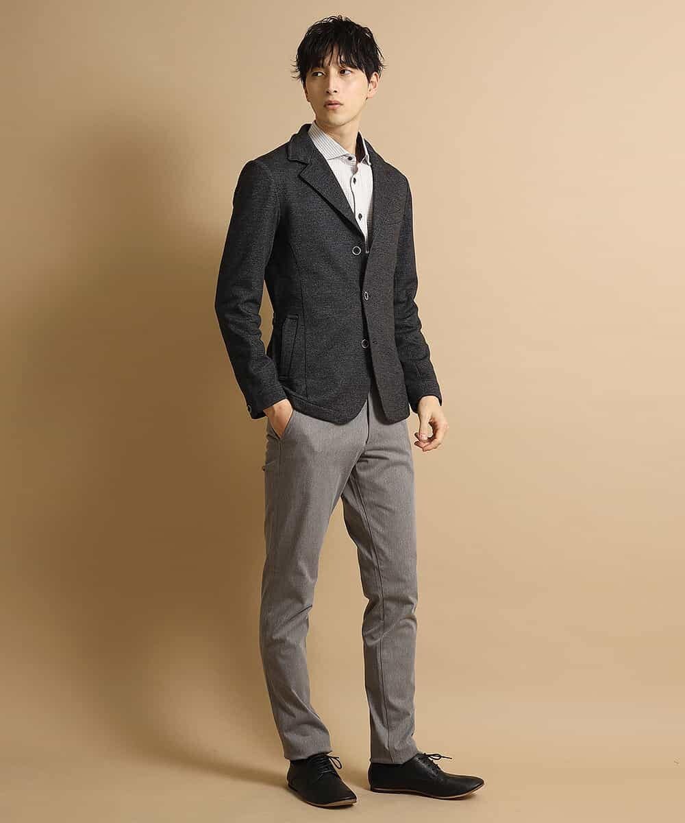 MKDDK55180 MK MICHEL KLEIN HOMME(MKミッシェルクランオム) ジャケット／テックイージー コンバーチブル ブラックジャケット ブラック