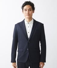 MKDDV55180 MK MICHEL KLEIN HOMME(MKミッシェルクランオム) テーラードジャケット / TEC EASY JERSY 【セットアップ対応】 ネイビー(57)