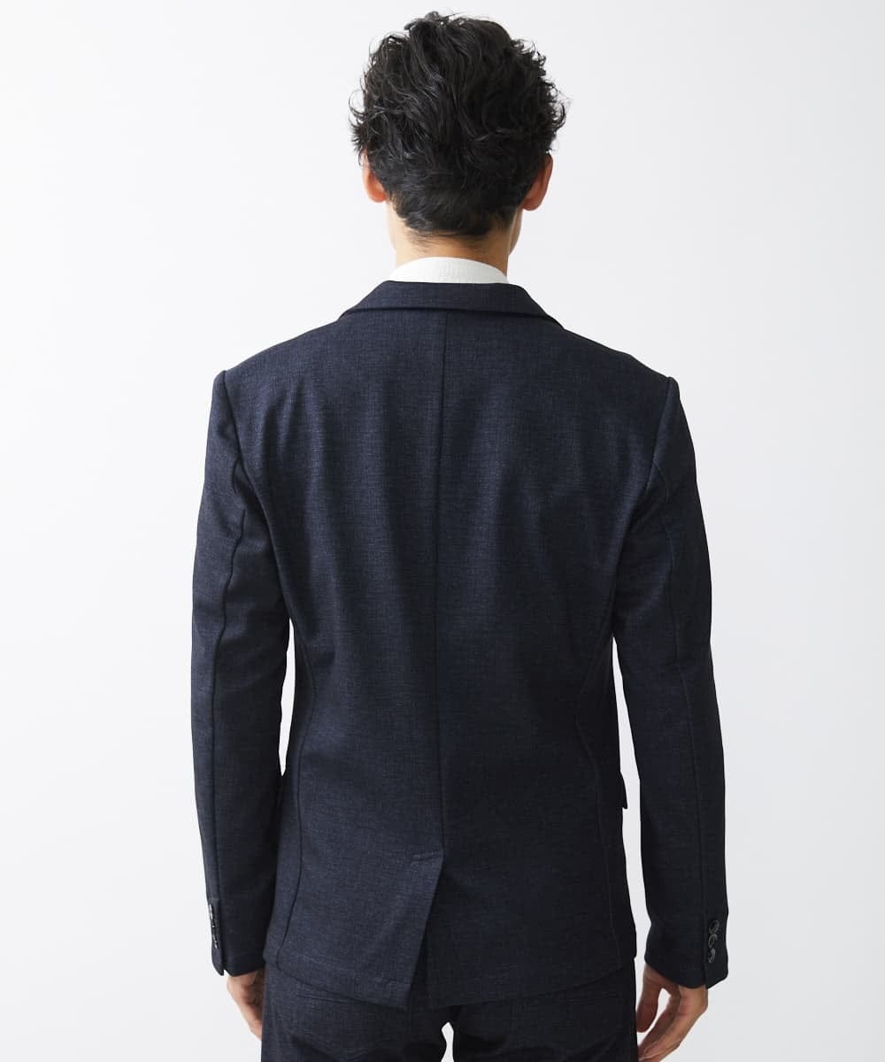 MKDDV55180 MK MICHEL KLEIN HOMME(MKミッシェルクランオム) テーラードジャケット / TEC EASY JERSY 【セットアップ対応】 ネイビー(57)
