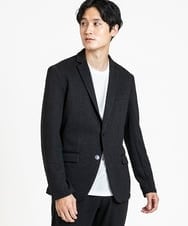MKDDV55180 MK MICHEL KLEIN HOMME(MKミッシェルクランオム) テーラードジャケット / TEC EASY JERSY 【セットアップ対応】 ブラック(94)