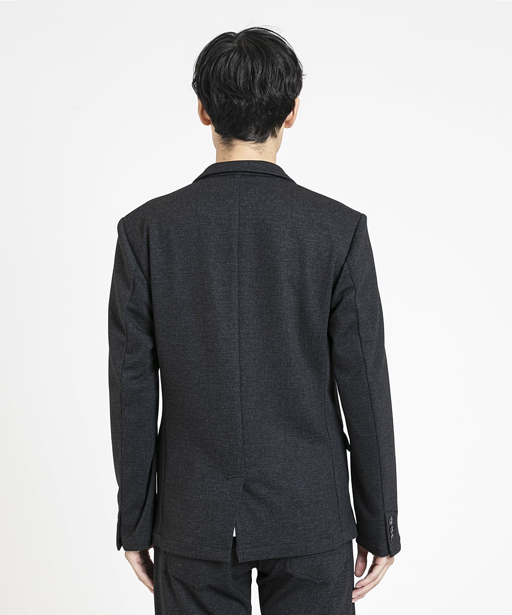 MKDDV55180 MK MICHEL KLEIN HOMME(MKミッシェルクランオム) テーラードジャケット / TEC EASY JERSY 【セットアップ対応】 ブラック(94)