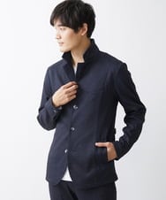 MKDDV56230 MK MICHEL KLEIN HOMME(MKミッシェルクランオム) コンバーチブルジャケット / TEC EASY JERSY  セットアップ  ネイビー(57)