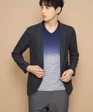 MKDFJ53150 MK MICHEL KLEIN HOMME(MKミッシェルクランオム) ジャケット／ノルマンディーリネンラッセル ネイビー
