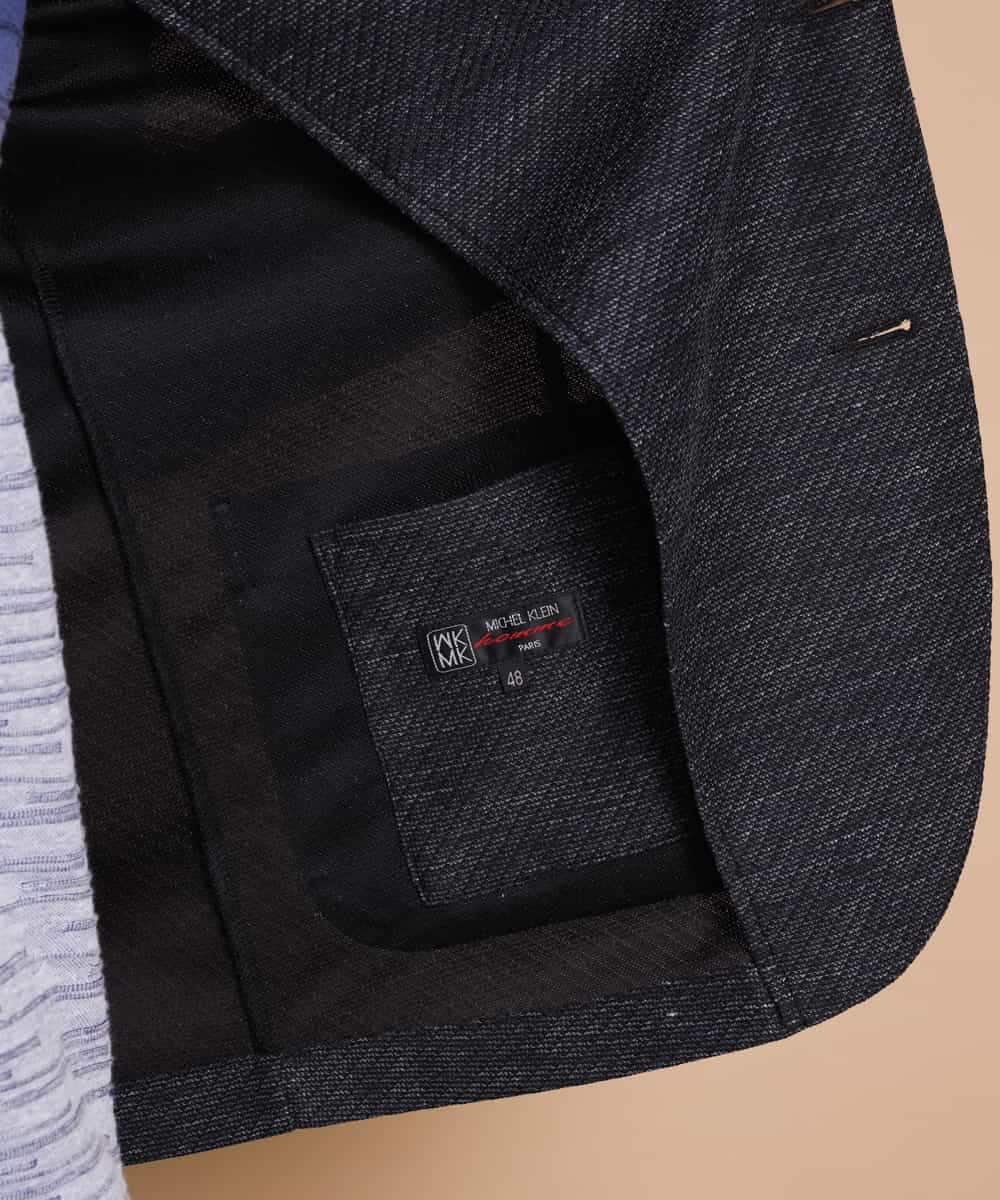 MKDFJ53150 MK MICHEL KLEIN HOMME(MKミッシェルクランオム) ジャケット／ノルマンディーリネンラッセル ネイビー