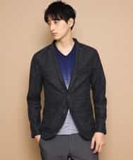 MKDFJ53150 MK MICHEL KLEIN HOMME(MKミッシェルクランオム) ジャケット／ノルマンディーリネンラッセル ネイビー