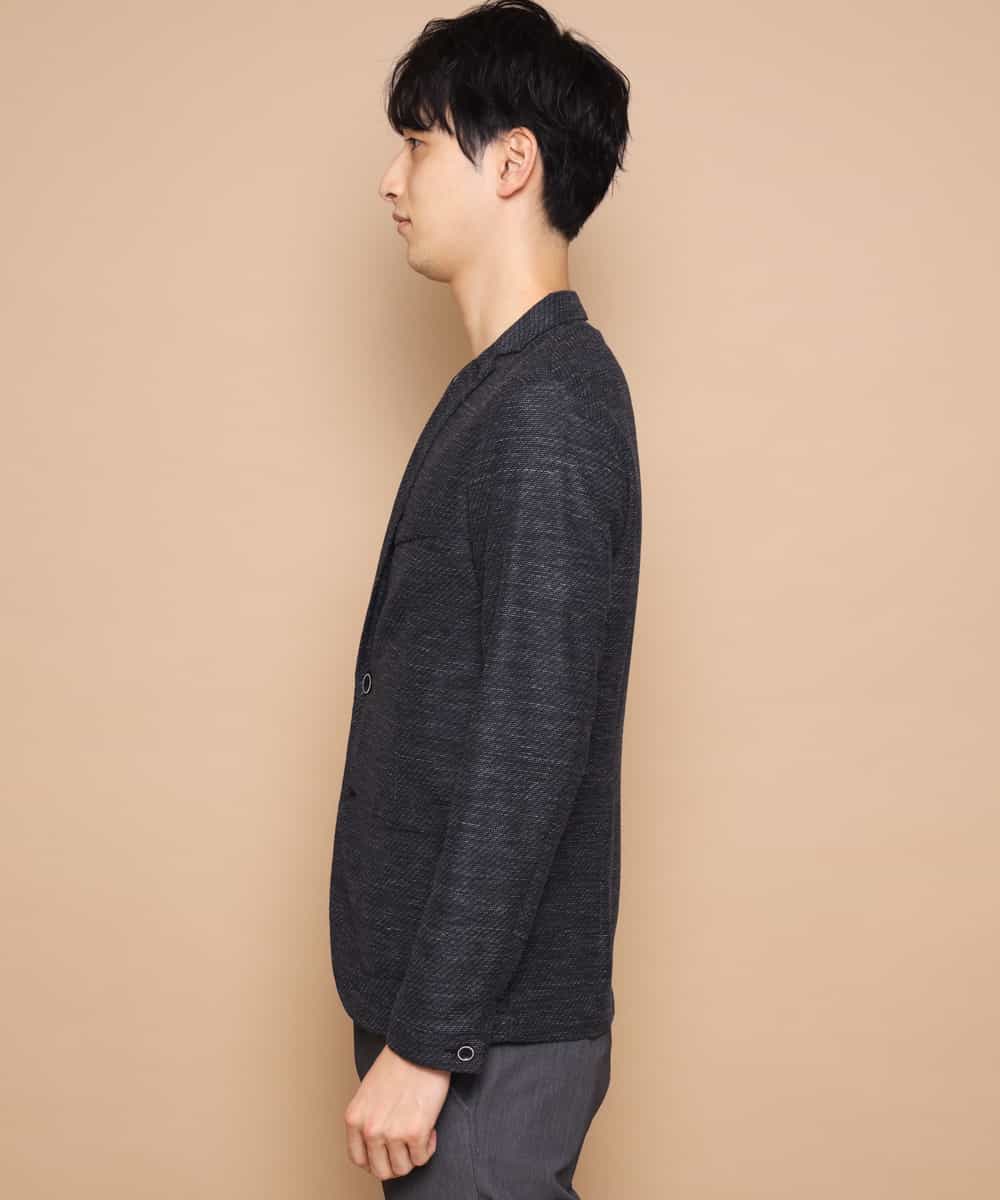 MKDFJ53150 MK MICHEL KLEIN HOMME(MKミッシェルクランオム) ジャケット／ノルマンディーリネンラッセル ネイビー