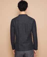 MKDFJ53150 MK MICHEL KLEIN HOMME(MKミッシェルクランオム) ジャケット／ノルマンディーリネンラッセル ネイビー