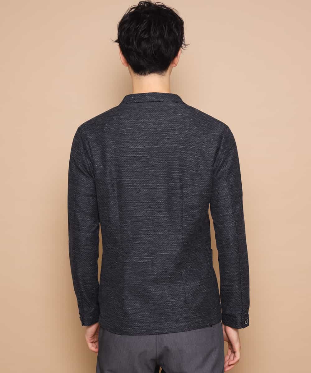 MKDFJ53150 MK MICHEL KLEIN HOMME(MKミッシェルクランオム) ジャケット／ノルマンディーリネンラッセル ネイビー