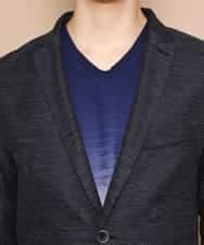 MKDFJ53150 MK MICHEL KLEIN HOMME(MKミッシェルクランオム) ジャケット／ノルマンディーリネンラッセル ネイビー