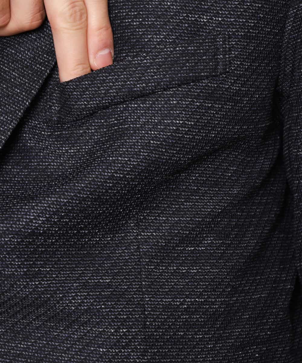MKDFJ53150 MK MICHEL KLEIN HOMME(MKミッシェルクランオム) ジャケット／ノルマンディーリネンラッセル ネイビー