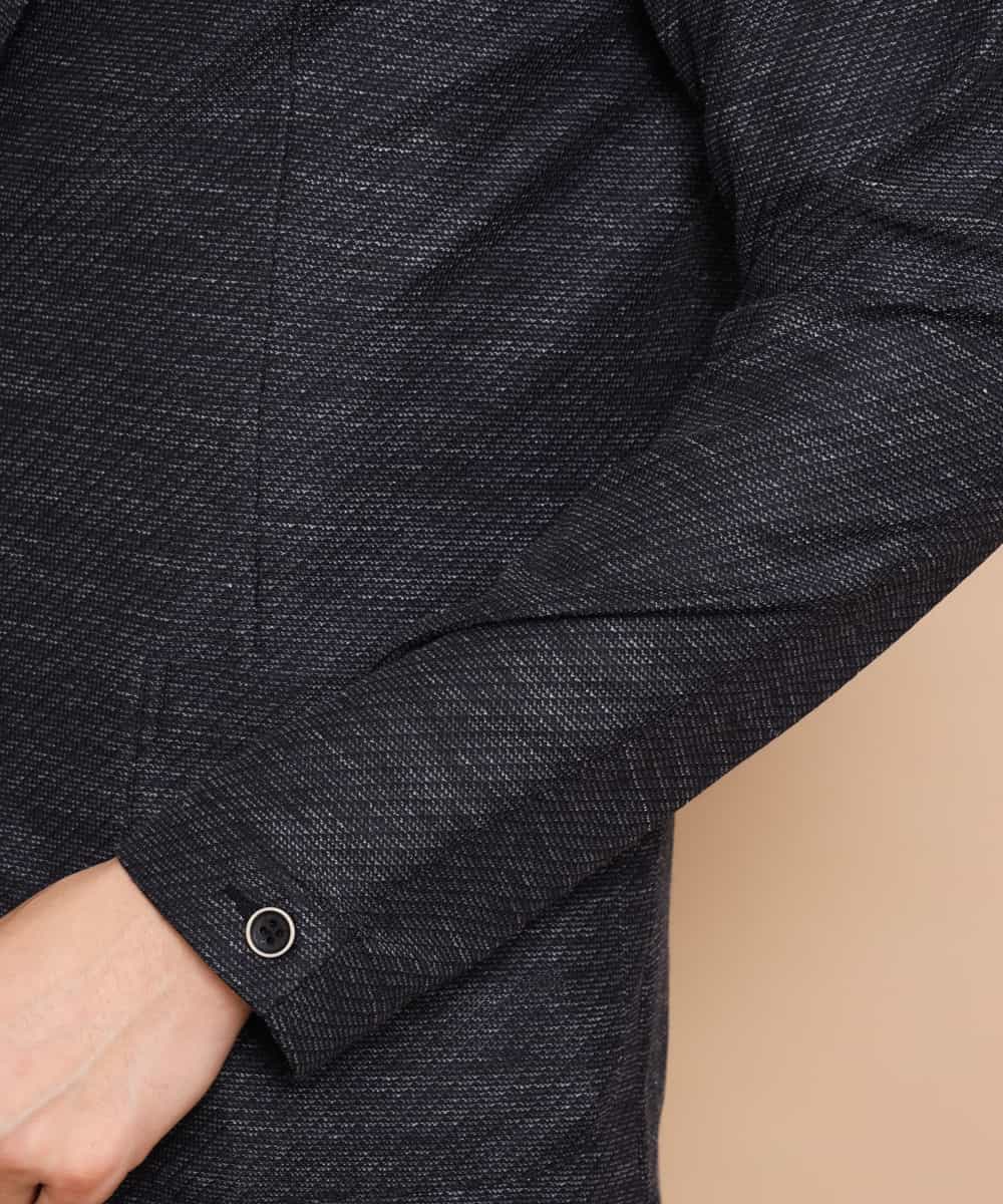 MKDFJ53150 MK MICHEL KLEIN HOMME(MKミッシェルクランオム) ジャケット／ノルマンディーリネンラッセル ネイビー