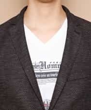 MKDFJ53150 MK MICHEL KLEIN HOMME(MKミッシェルクランオム) ジャケット／ノルマンディーリネンラッセル ブラウン
