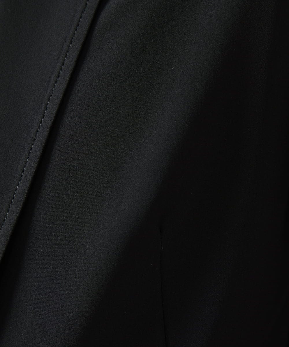 MKDGA51150 MK MICHEL KLEIN HOMME(MKミッシェルクランオム) 【セットアップ対応】七分袖ジャケット / ニュートラルストレッチ ブラック