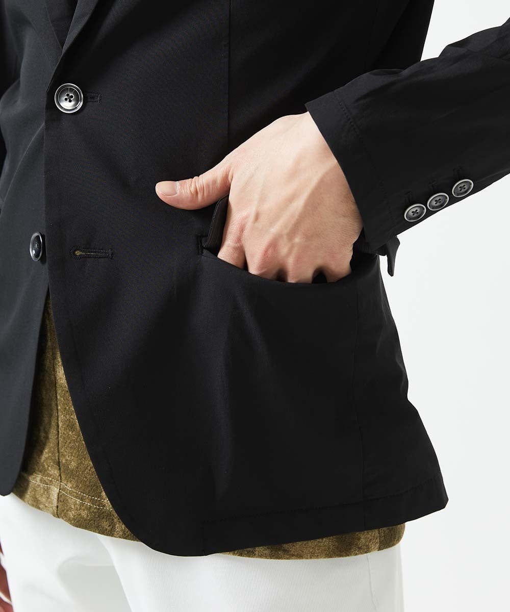 MKDGA54180 MK MICHEL KLEIN HOMME(MKミッシェルクランオム) 【セットアップ対応】ストレッチテーラードジャケット ブラック(94)
