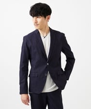 MKDGA55180 MK MICHEL KLEIN HOMME(MKミッシェルクランオム) 【セットアップ対応 / 撥水 / ストレッチ】 COMFUN CLOTH ジャケット ネイビー