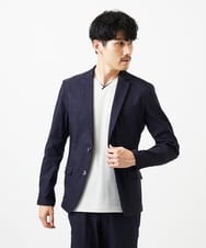 MKDGA55180 MK MICHEL KLEIN HOMME(MKミッシェルクランオム) 【セットアップ対応 / 撥水 / ストレッチ】 COMFUN CLOTH ジャケット ネイビー