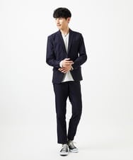 MKDGA55180 MK MICHEL KLEIN HOMME(MKミッシェルクランオム) 【セットアップ対応 / 撥水 / ストレッチ】 COMFUN CLOTH ジャケット ネイビー