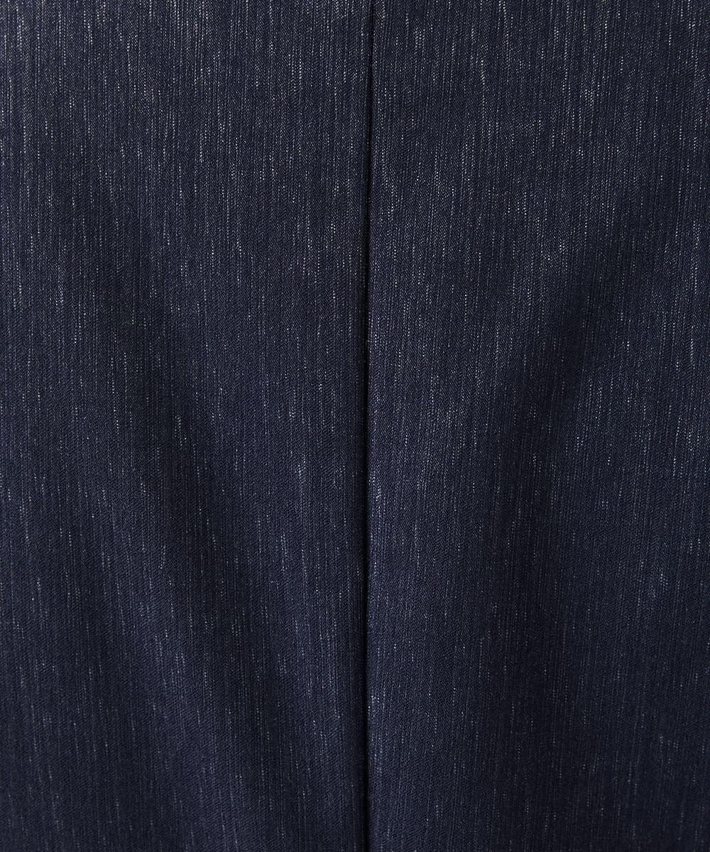 MKDGA55180 MK MICHEL KLEIN HOMME(MKミッシェルクランオム) 【セットアップ対応 / 撥水 / ストレッチ】ハケメシャンブレージャケット ネイビー