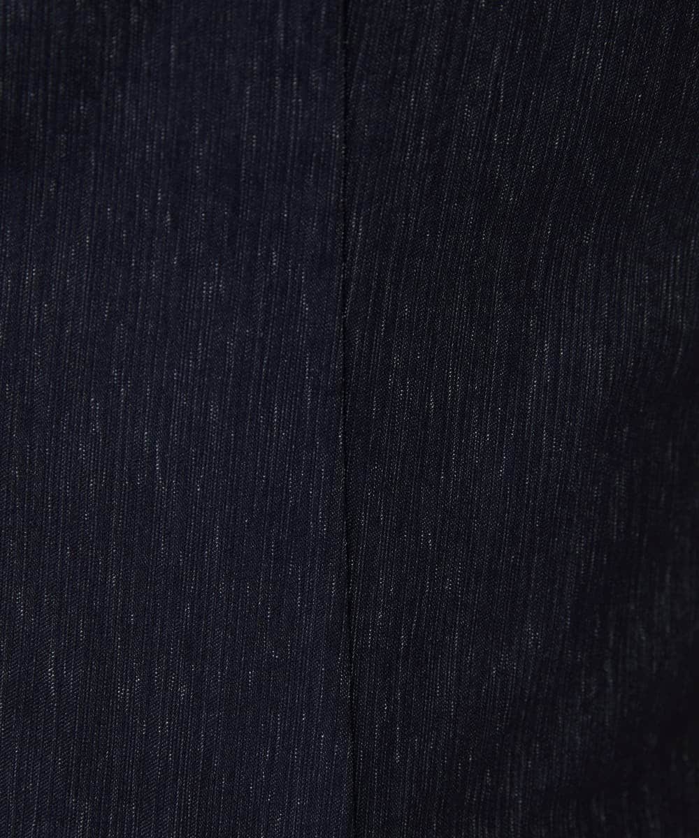 MKDGA55180 MK MICHEL KLEIN HOMME(MKミッシェルクランオム) 【セットアップ対応 / 撥水 / ストレッチ】ハケメシャンブレージャケット ネイビー