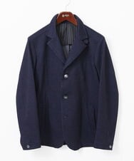 MKDGA56240 MK MICHEL KLEIN HOMME(MKミッシェルクランオム) 【イージーケアジャージ素材使用】コンバーチブルジャケット/TECEASYJERSEY2025 ネイビー(57)