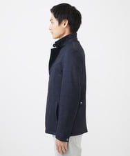 MKDGA56240 MK MICHEL KLEIN HOMME(MKミッシェルクランオム) 【イージーケアジャージ素材使用】コンバーチブルジャケット/TECEASYJERSEY2025 ネイビー(57)