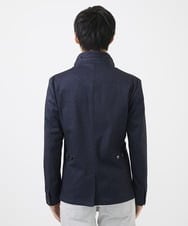 MKDGA56240 MK MICHEL KLEIN HOMME(MKミッシェルクランオム) 【イージーケアジャージ素材使用】コンバーチブルジャケット/TECEASYJERSEY2025 ネイビー(57)