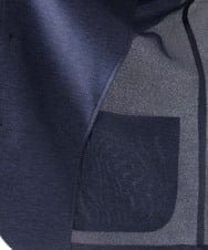 MKDGA59240 MK MICHEL KLEIN HOMME(MKミッシェルクランオム) 七分袖ジャケット カラミメッシュ ネイビー