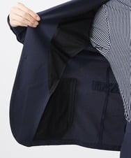 MKDGA63240 MK MICHEL KLEIN HOMME(MKミッシェルクランオム) 【快適着用】コンバーティブルジャケット/エコサッカー ネイビー(57)