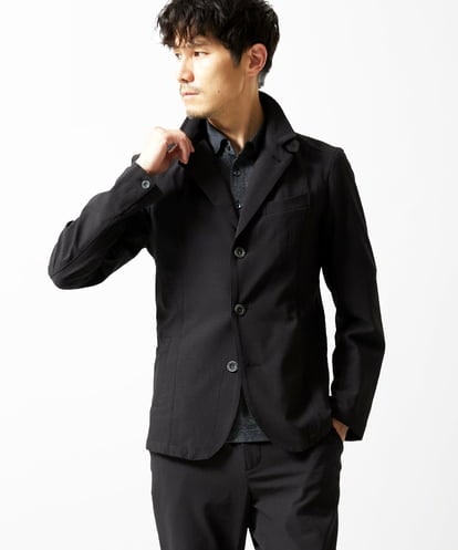 MKDGA63240 MK MICHEL KLEIN HOMME 【洗える / セットアップ対応】エコサッカーコンバーティブルジャケット
