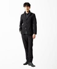 MKDGA63240 MK MICHEL KLEIN HOMME(MKミッシェルクランオム) 【洗える / セットアップ対応】エコサッカーコンバーティブルジャケット ブラック(94)