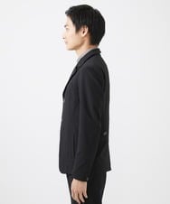 MKDGA63240 MK MICHEL KLEIN HOMME(MKミッシェルクランオム) 【快適着用】コンバーティブルジャケット/エコサッカー ブラック(94)