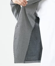 MKDGC09150 MK MICHEL KLEIN HOMME(MKミッシェルクランオム) 【イージーケア】ジャージジャケット/フェザーへリンボン ブラック