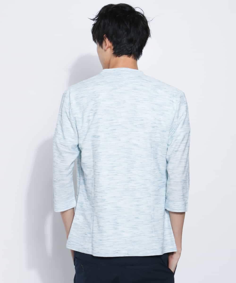 MKDGE06090 MK MICHEL KLEIN HOMME(MKミッシェルクランオム) メランジジャージージャケット グリーン